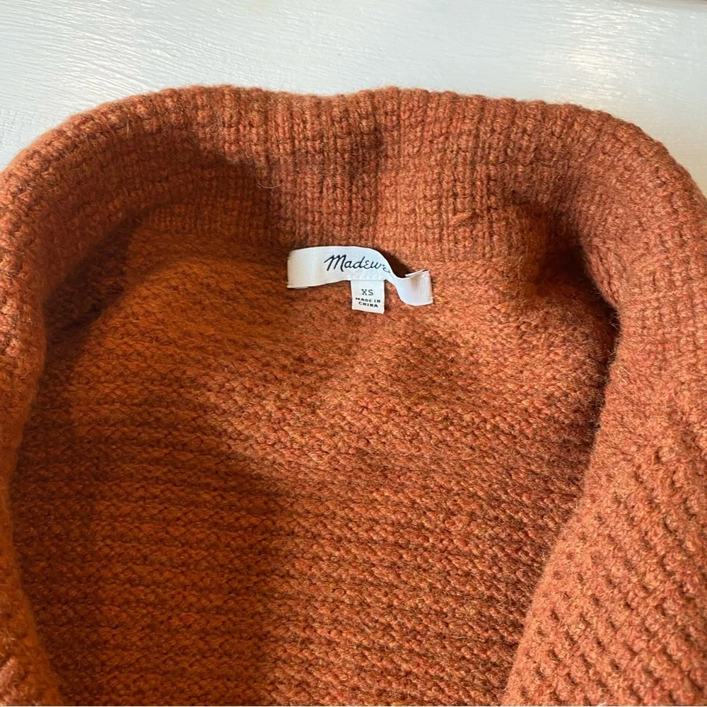 Burnt Orange Wool Jacket - Picture 4 of 4